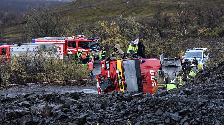 Övningen Barents Rescue genomförs i Kiruna 23-26 september. 