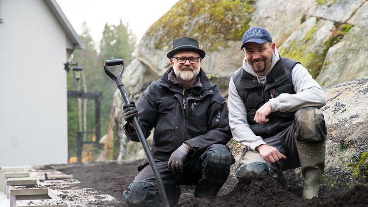 Bjørn bygger bo – Murt hagemur