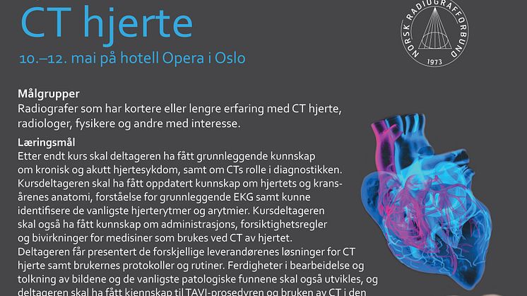 Kurs i CT hjerte