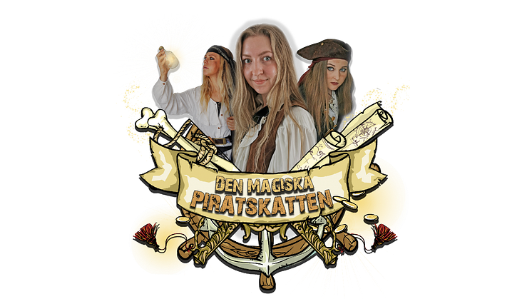 Teater Carpa tar med barnen på piratäventyr i Rosengården.
