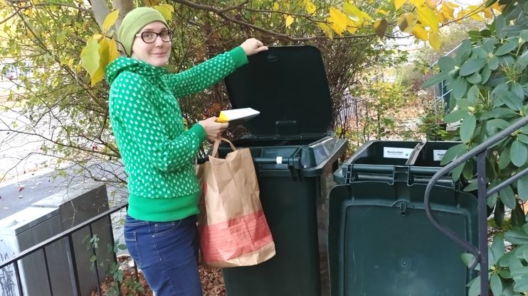 Tvåfackstest för hämtning av plast- och pappersförpackningar vid dörren minskade restavfallet med 20 procent.