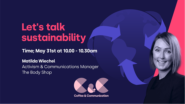 Coffee & Communication webinar - Let's talk sustainability