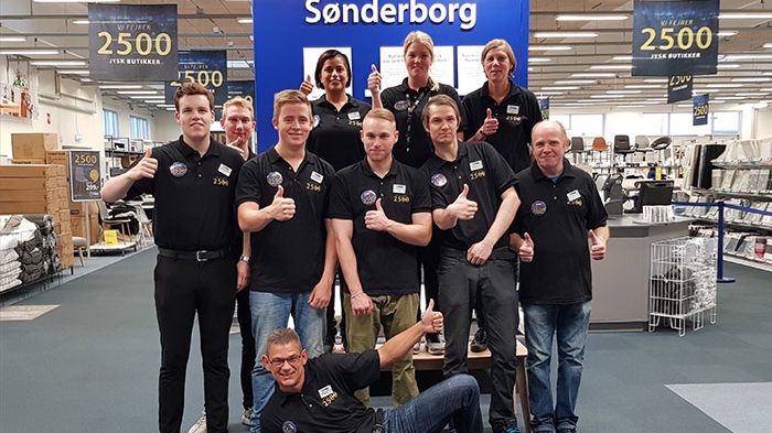 Teamet i JYSK-butikken Sønderborg har vundet to dages betalt ophold.