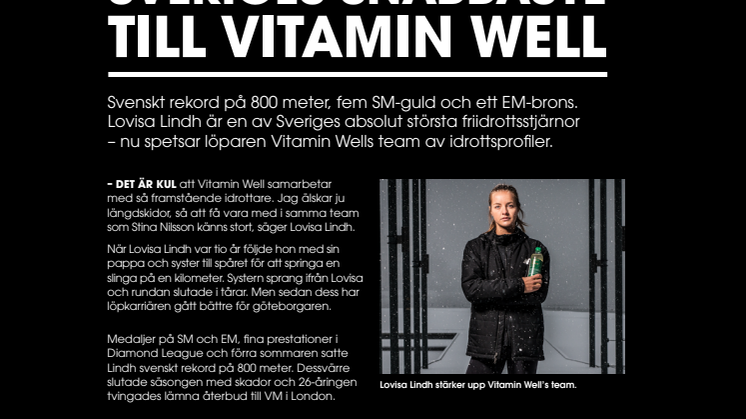 Sveriges snabbaste till Vitamin Well