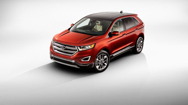 Ford presenterar den helt nya, smarta och rymliga Edge, Fords mest avancerade SUV som ska säljas i hela Europa 2015 