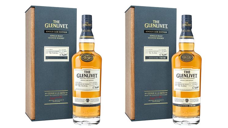 The Glenlivet lanserar två nya Single Cask