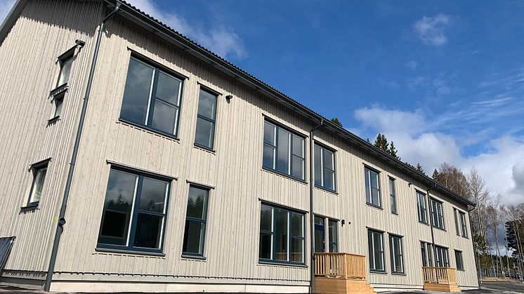 Fasaden JENSEN förskola Nedersta i Västerhaninge