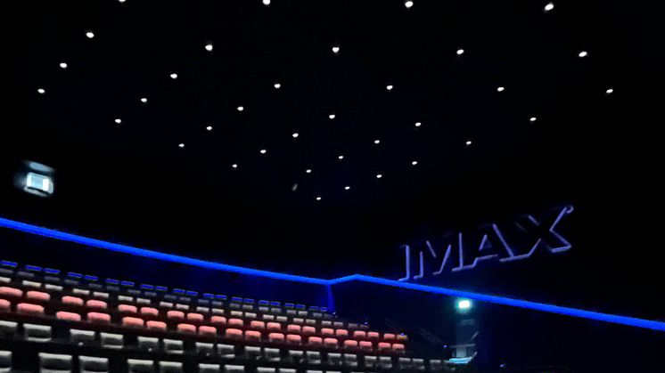 Nya IMAX salongen invigs idag på Filmstaden Luxe Uppsala 