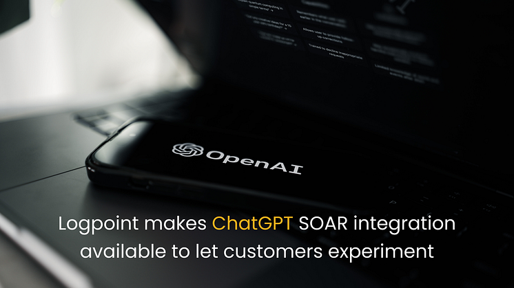 Logpoint's ChatGPT integration for SOAR enables Logpoint customers to explore the new technology's potential in a cybersecurity context