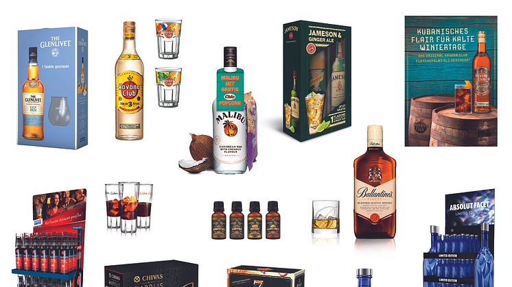 Exklusive Pernod Ricard Deutschland Promotion-Aktionen zum Jahresendgeschäft