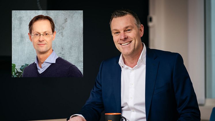 Nils Ivar Skaalerud, COO i Junglemap og Thomas Kronen, Managing Director i Orange Cyberdefense Norge.