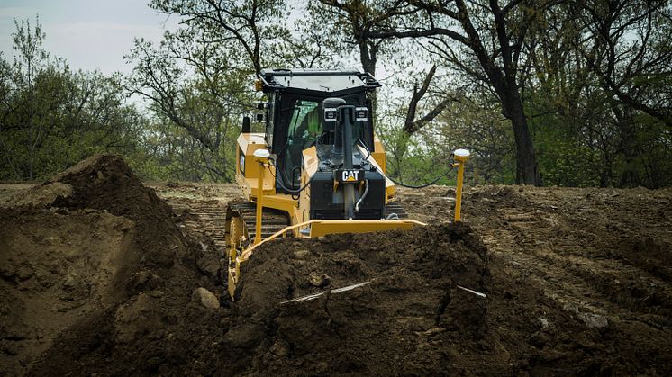 Cat D7E bandschaktare - framifrån