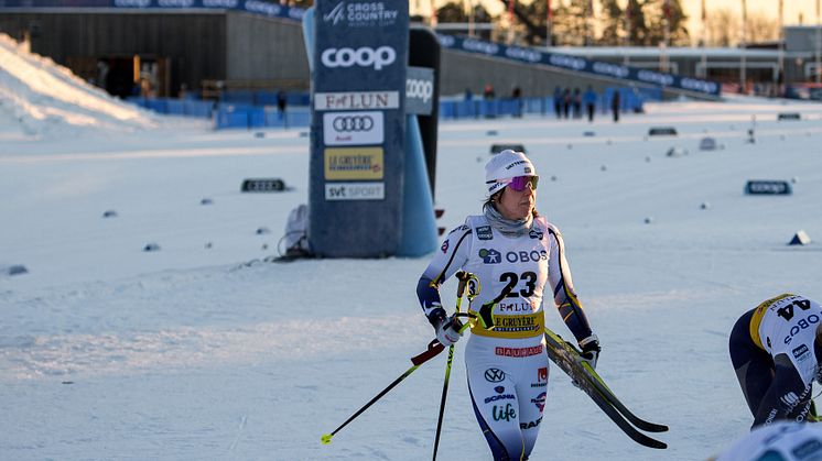 Charlotte Kalla brottas med ryggproblem