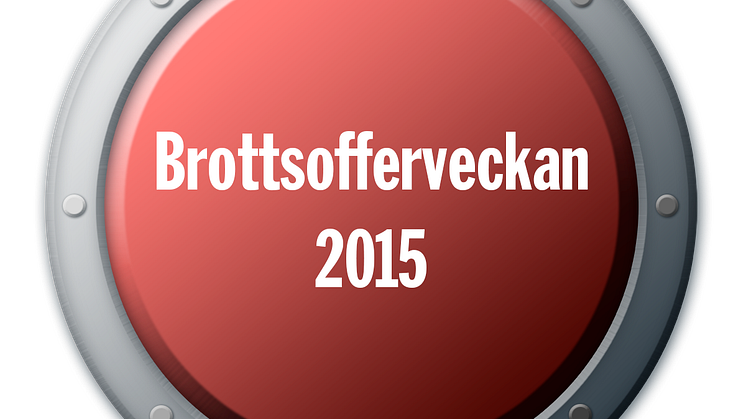 Inbjudan till Nationella Brottsofferveckan 2015