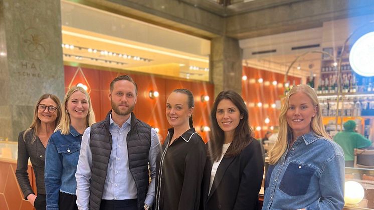 Karin Svensson NK, Alexandra Högman NK, Alexander Swärd Cure Media, Emilia Tilly Cure Media, Kristina af Klercker NK, Emma Lundsten Cure Media.