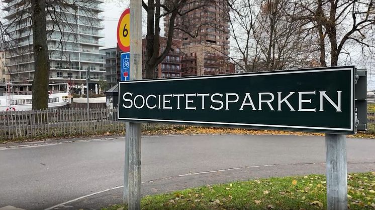 Pressträff: Nu reparerar vi Societetsparken. Måndag 4/12.