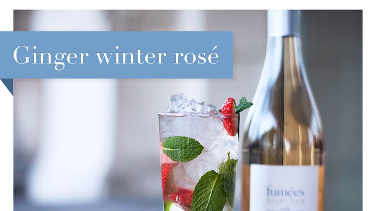 Ginger Winter Rosé Cocktail - Fotograf Jennie Kumlin