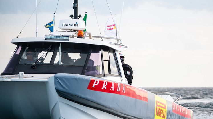 Abermals mit an Bord: Garmins Marine-Elektronik auf den Booten von Luna Rossa Prada Pirelli