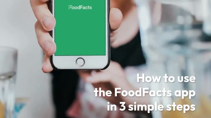 FoodFacts instruktioner engelska