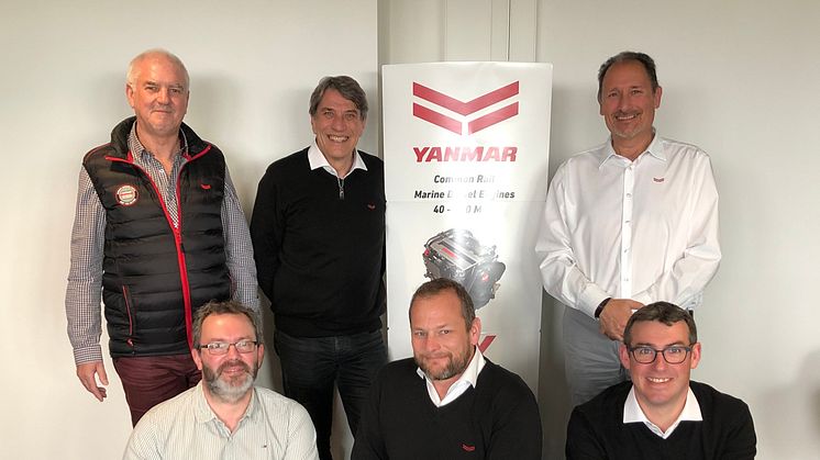 The new team at the YANMAR France SAS office in La Roche-sur-Yon