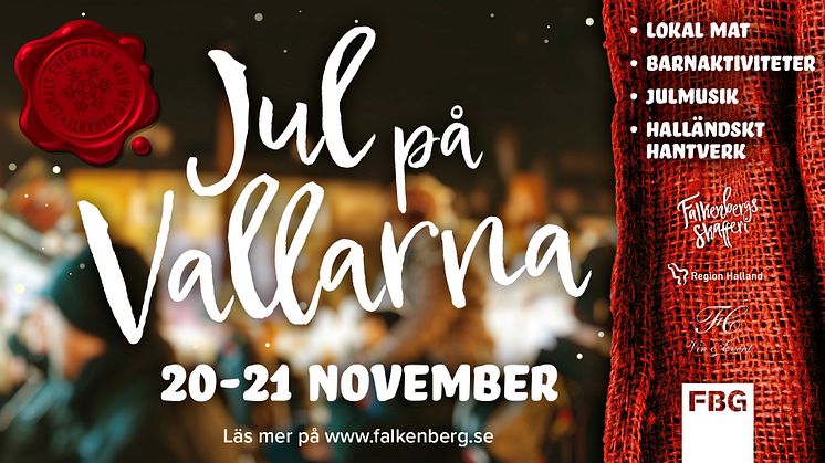 Jul på Vallarna - ny julmarknad i Falkenberg