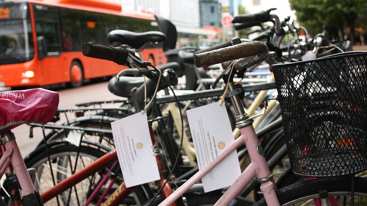 Dags att höststäda i cykelställen