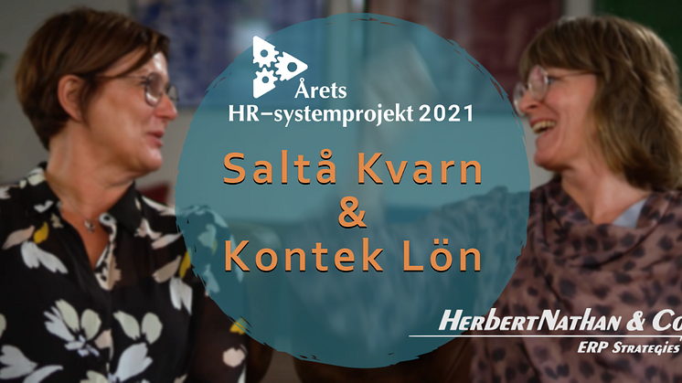 Vinnaren av Årets HR-Systemprojekt är Saltå Kvarn och Kontek!