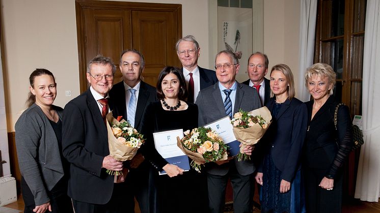 Jurymedlemmar och pristagare från Årets Framtidsbyggare 2016