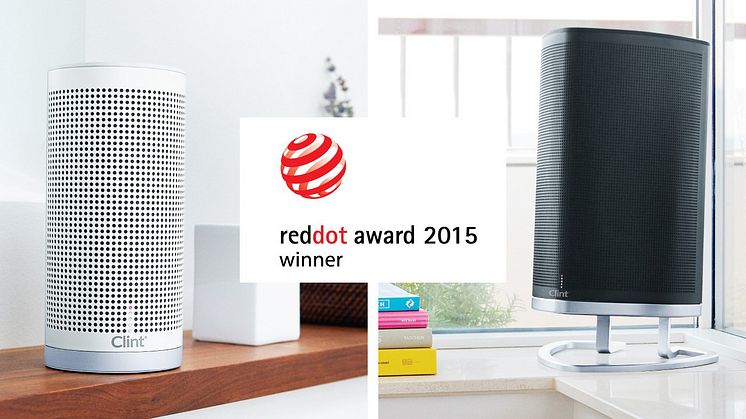 Danske multiroom højttalere vinder "Product Design 2015" Red Dot Award 