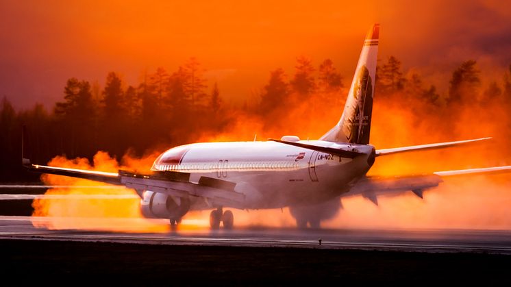 Norwegian Boeing 737-800. Foto: Jørgen Syversen