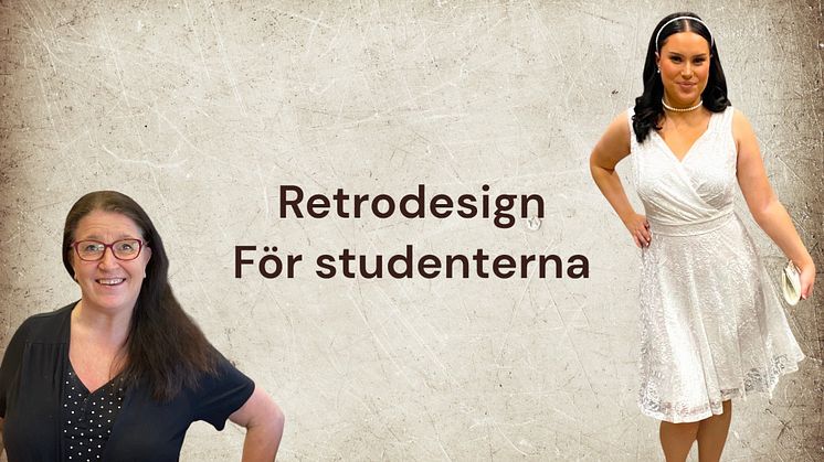 GLINDER designer Veronika Sehlstedt har låtit ta fram 5 st olika studentklänningar i äkta retrodesign. Hon säger att det passar både till studenterna men också går det alldeles utmärkt att gifta sig i dessa kreationer.