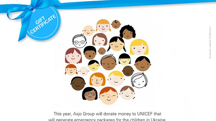 Axjo Group donerar till Unicef