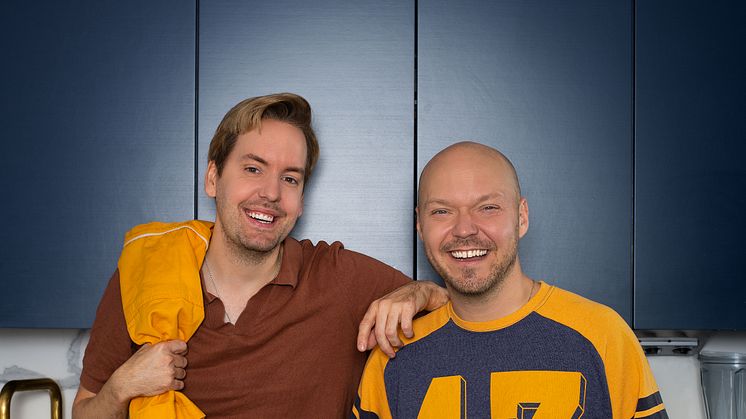 Sveriges gladaste bagare Fredrik Nylén och vegoprofilen Mattias Kristiansson startar podden Under förklädet