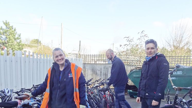 GTR deliver abandoned bikes to SCDA