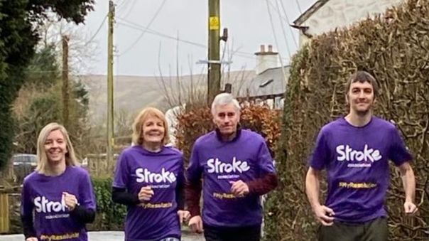 ​Local family joins the resolution for the Stroke Association