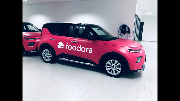 foodora växer med 100 nya elbilar - ett strategiskt steg i elektrifieringsplanen