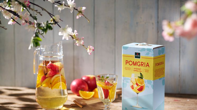 Pomgria från Kiviks Musteri – nytt, svenskt äppelvin i sangria-stil