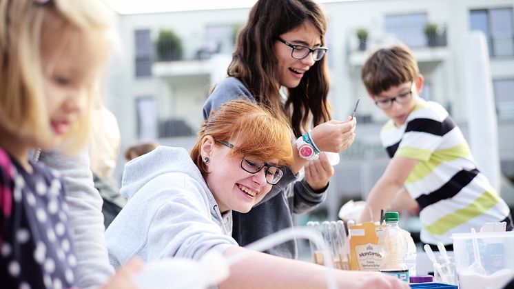 Plus-MINT Talenta aus Louisenlund bei der Nacht der Wissenschaft in Eckernförde