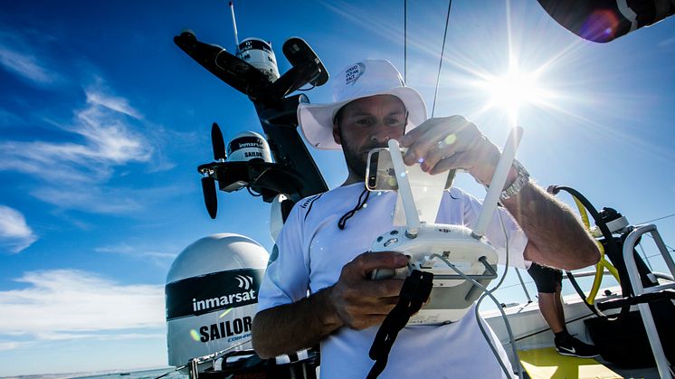 Inmarsat’s FleetBroadband powered the digital content delivery from the race yachts throughout the 2017-18 Volvo Ocean Race