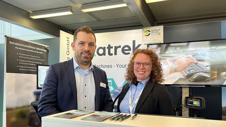 CEO i exatrek, Dietrich Kortenbruck, og Digitaliseringsspecialist i Danish Agro, Birgitte Feld Mikkelsen