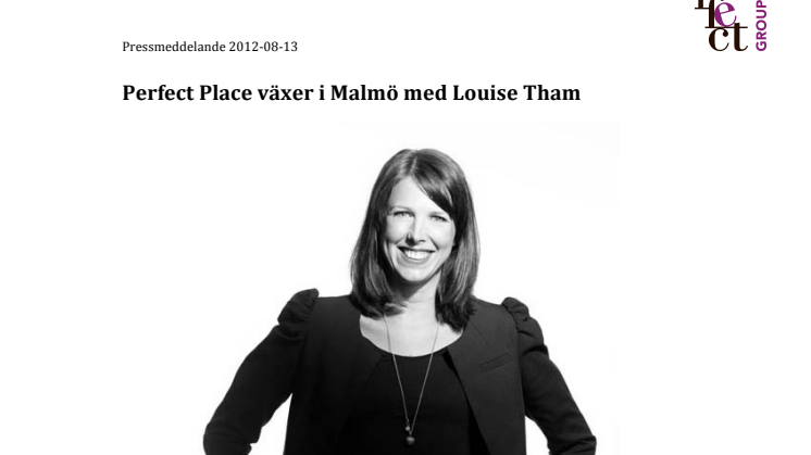 Perfect Place växer i Malmö med Louise Tham