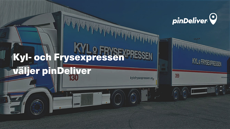 pinDeliver tecknar avtal med Kyl- och Frysexpressen 