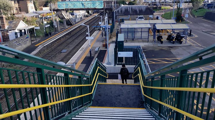 New footbridge at Royston station opens for passengers