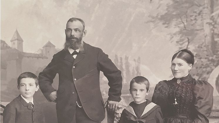 Albert Gebert perheineen 1892