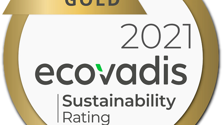 Carglass® Sverige har tilldelats Ecovadis guldmedalj för sitt hållbarhetsarbete.