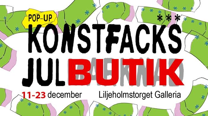 ÄNTLIGEN – KONSTFACKS JULBUTIK ÖPPEN!