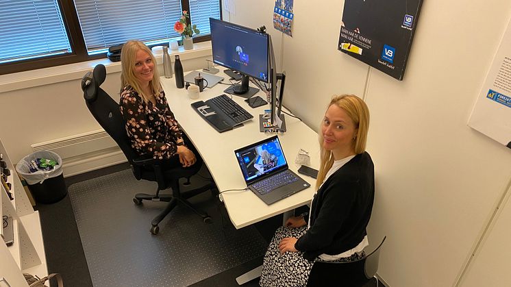 Elise Støle og Pernille Wabakken holder VB Smart-webinar.