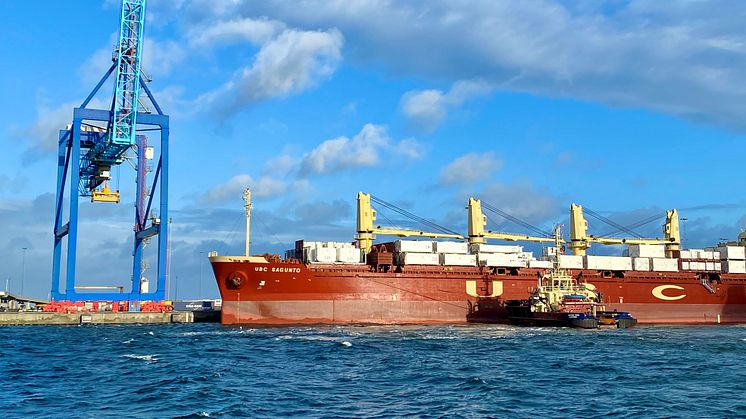 38 housing modules unloaded in Malmö