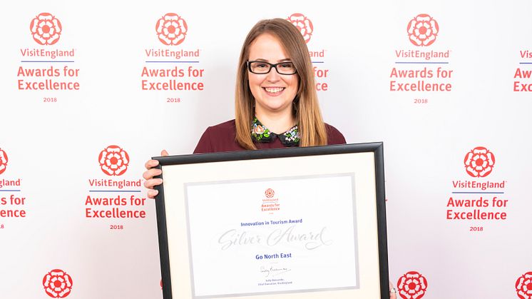 Fiona Dodd Graphic Designer at Go North East was part of the team working on the award-winning Big Days Out campaign. She collected Go North East's silver Innovation in Tourism accolade at the VisitEngland Awards for Excellence 2018