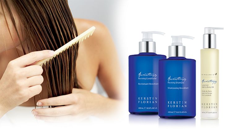De finaste produkterna från Kerstin Florian som mjukgör, återfuktar och stärker ditt hår.